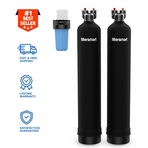 Whole House Water Filter & Salt-Free Water Softener Alternative - WSF3000